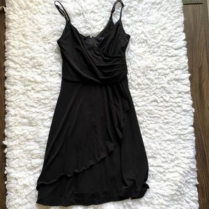 Banana Republic Black Wrap Dress Size 0